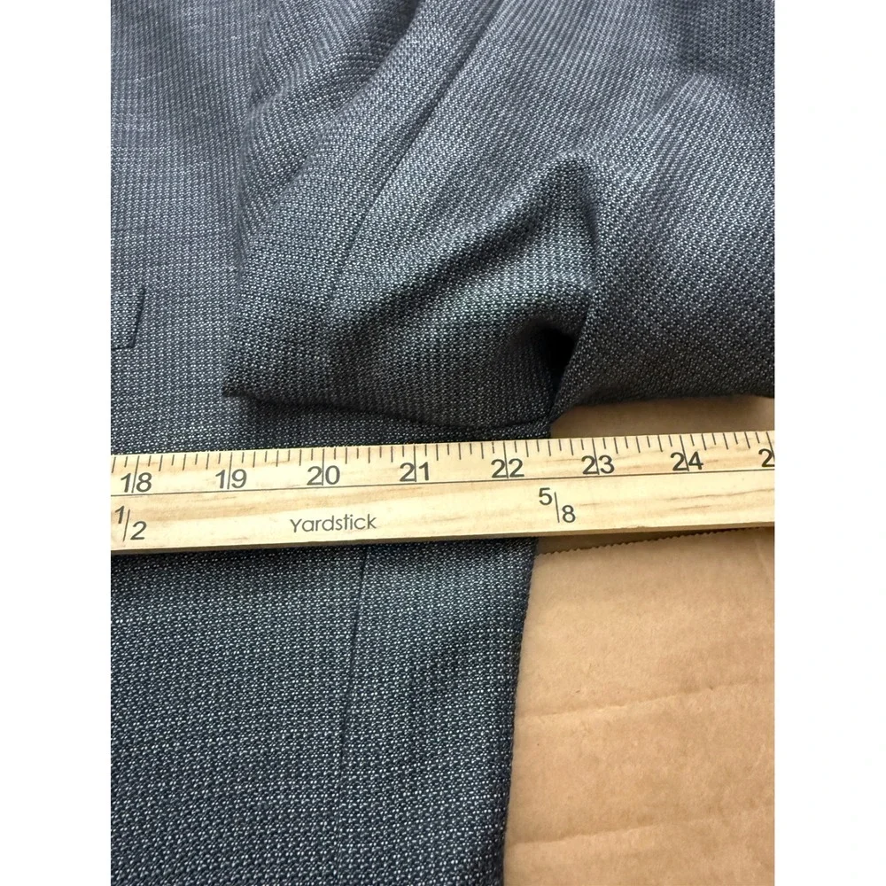 HUGO BOSS Grey Wool Linen Blazer Sport Coat 44R Lanificio Tesse  NWT 595$ qq04